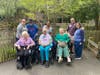 All smiles with residents and associates!
