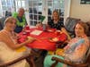 A family affair, enjoying the delicious food! 