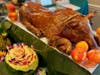 A highlight of the event was the delicious pig roast! 