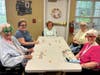 Residents wore festive glasses and participated in Christmas themed games!