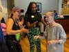 The wonderful Jane brought fun to the community with Zumba!