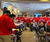 The Bergen Catholic High School and the talented young men of TRI M National Music Honor Society perform cherished holiday classics as residents enjoy the joyous tunes.