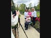A family shares big smiles!