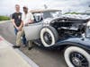 Sleepy Hollow Mayor Martin Rutyna with Charles Hipp and his 1931 Cadillac Fleetwood,  winner of the 150th Anniversary Car Show.