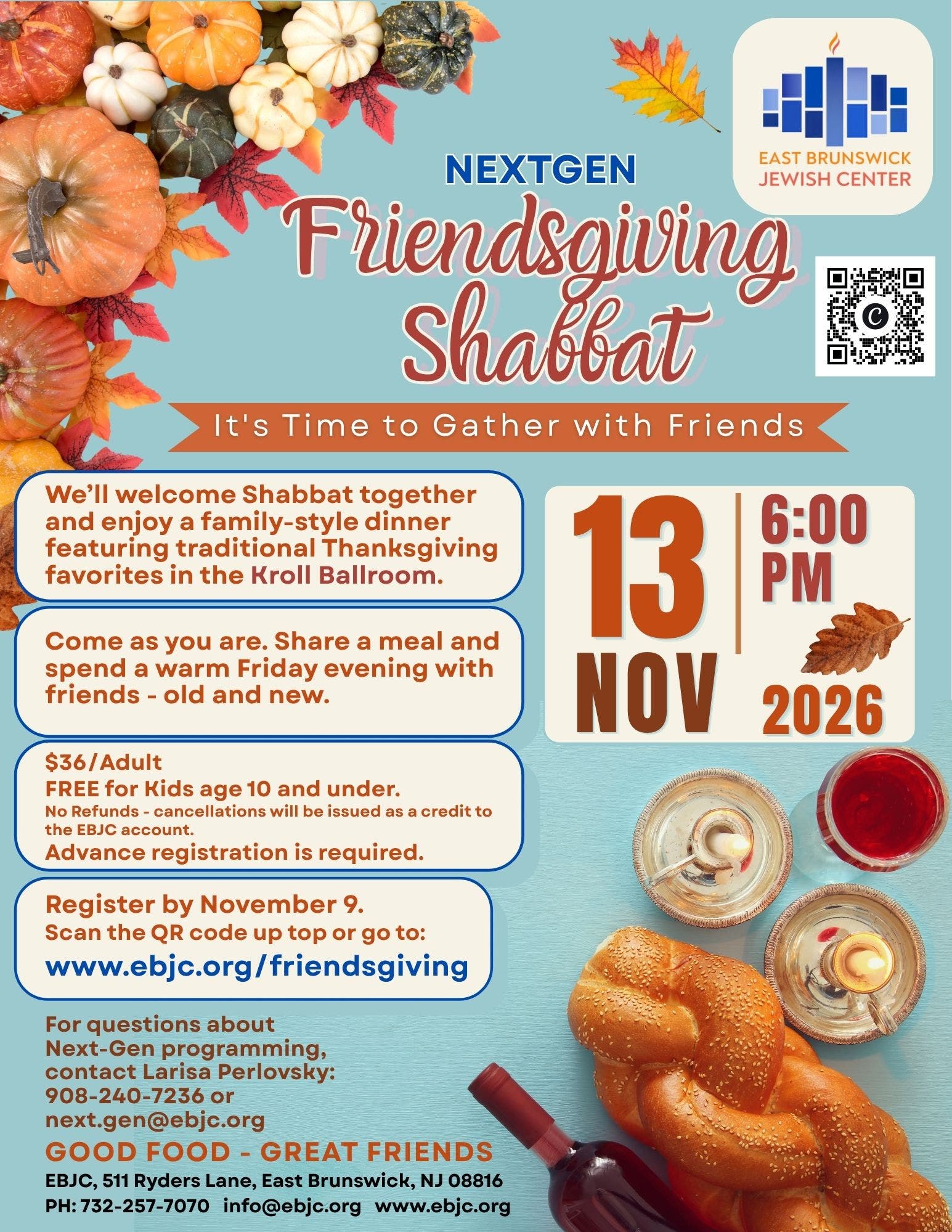 Friendsgiving Shabbat