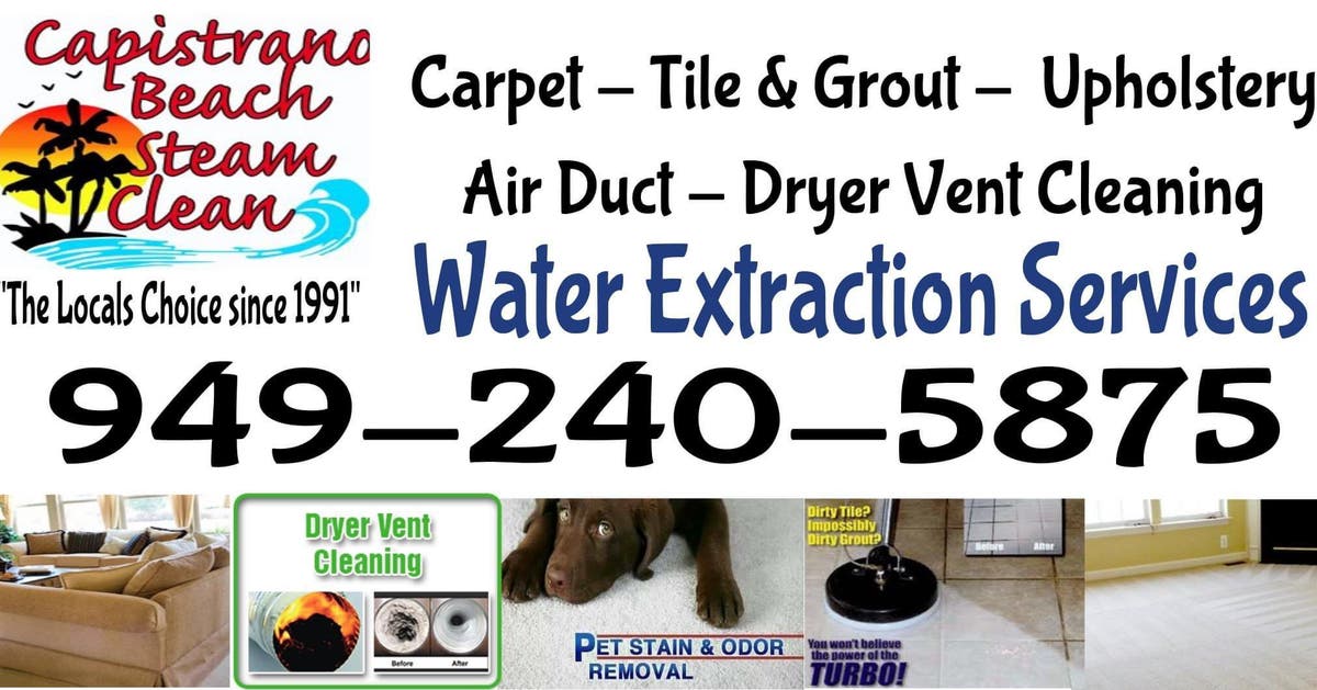 Capistrano Beach Steam Clean