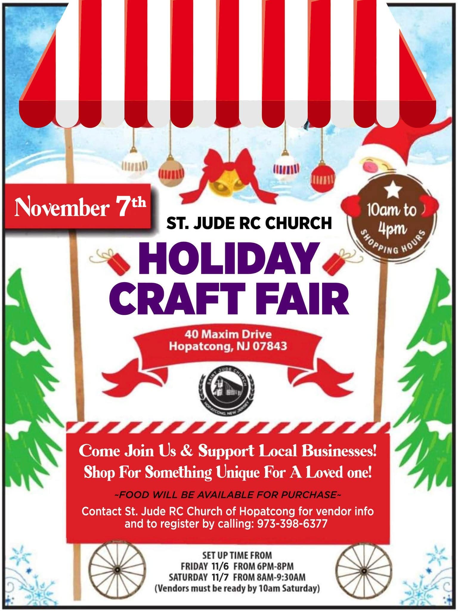 St. Jude RC Church of Hopatcong Holiday Craft Fair