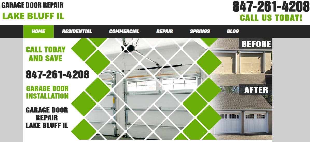 Garage Door Repair Lake Bluff IL