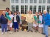 Girl Scout Troop 70952 added a touch of kindness by creating a special rock garden with painted rocks bearing sweet messages for residents!