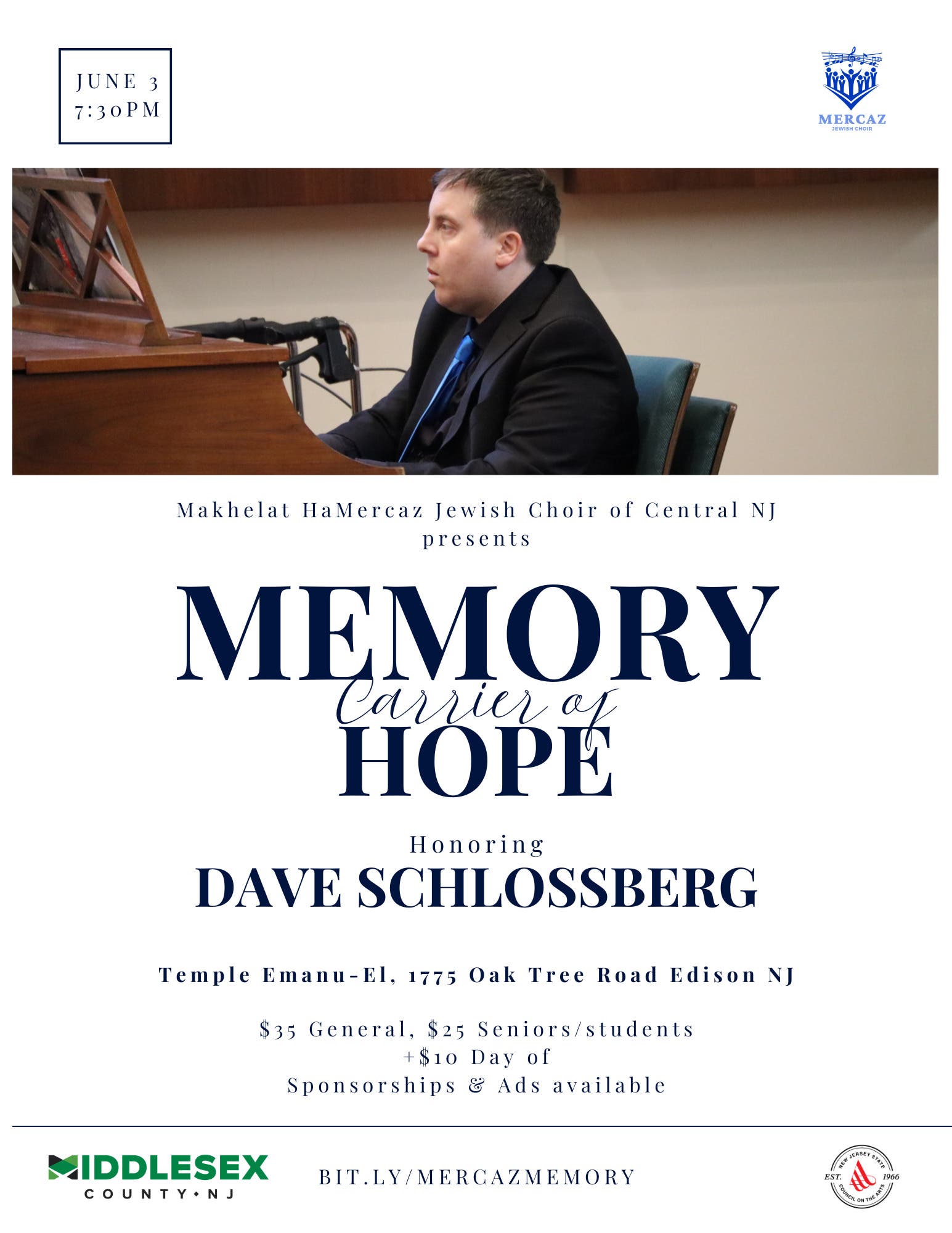 Memory: Carrier of Hope Concert