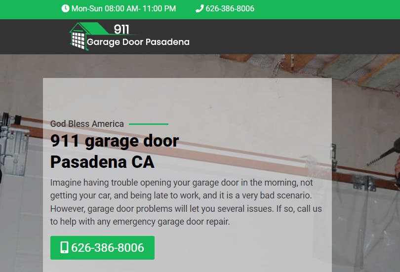911 Garage Door Pasadena