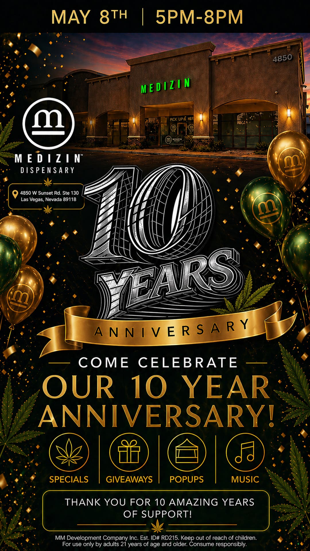 Medizin 10 Year Anniversary Celebration!