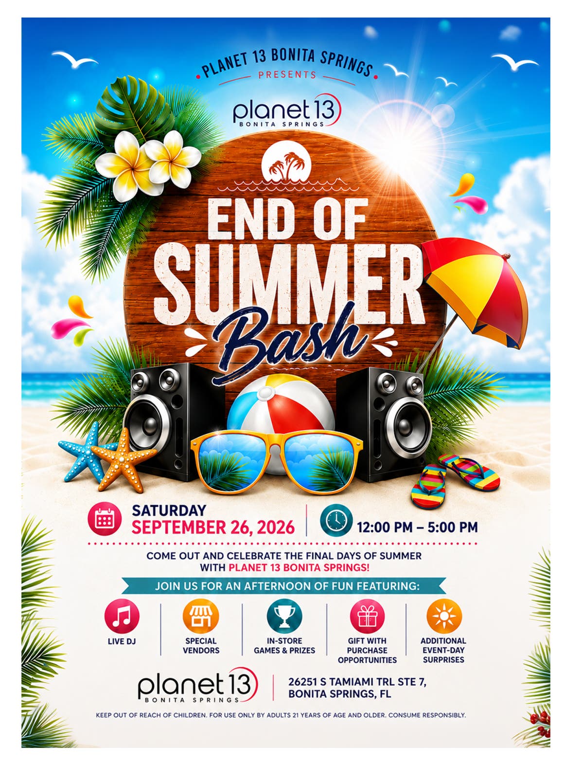 Planet 13 Bonita Springs "End of Summer Bash"