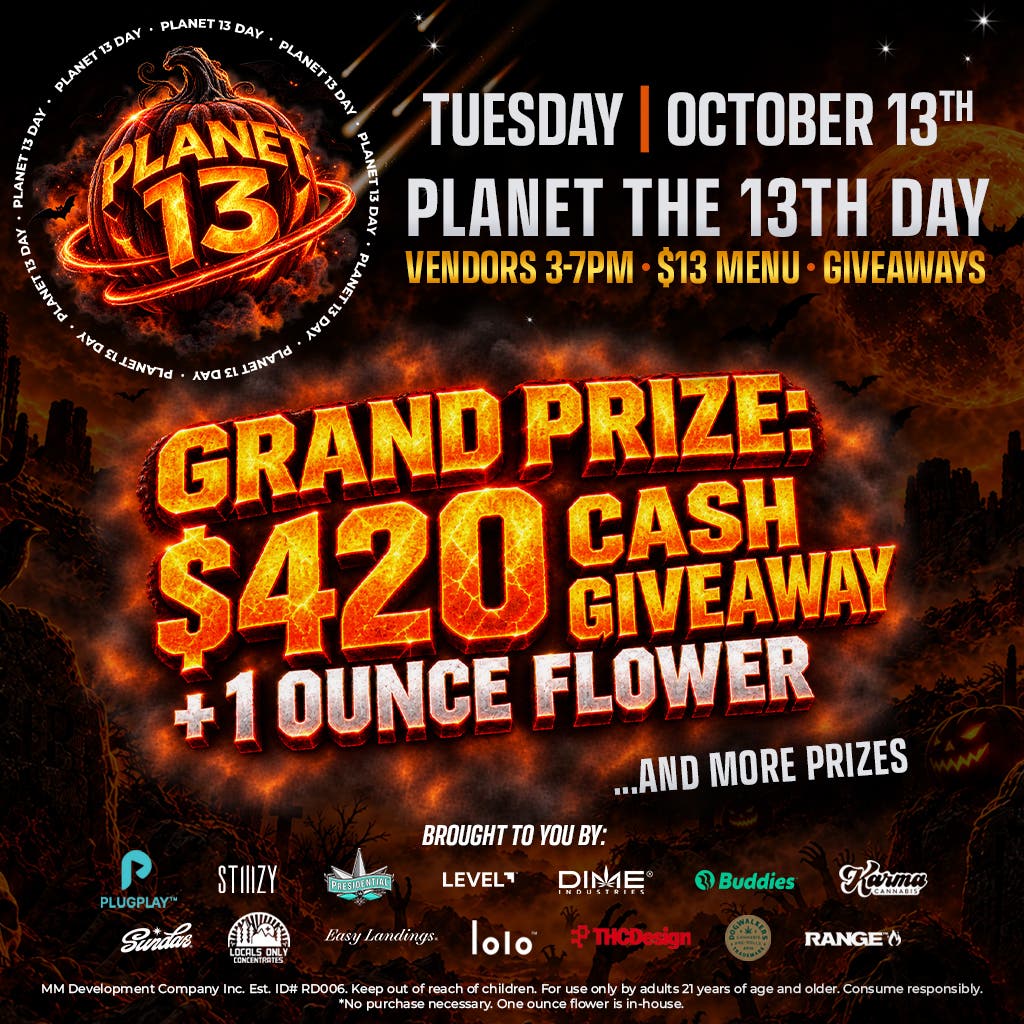 Planet the 13th Day - Tuesday October 13th!