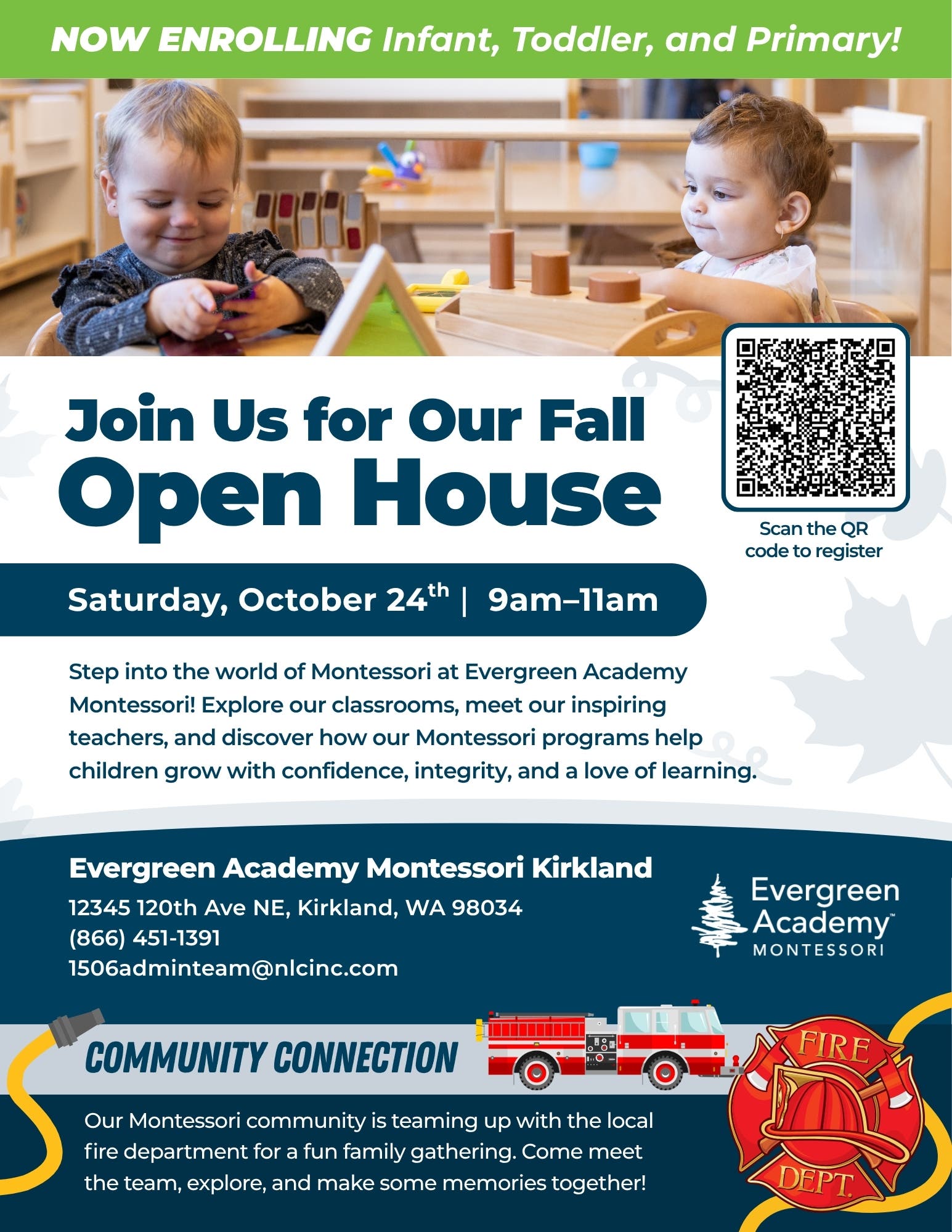 Open House - Evergreen Academy Montessori 