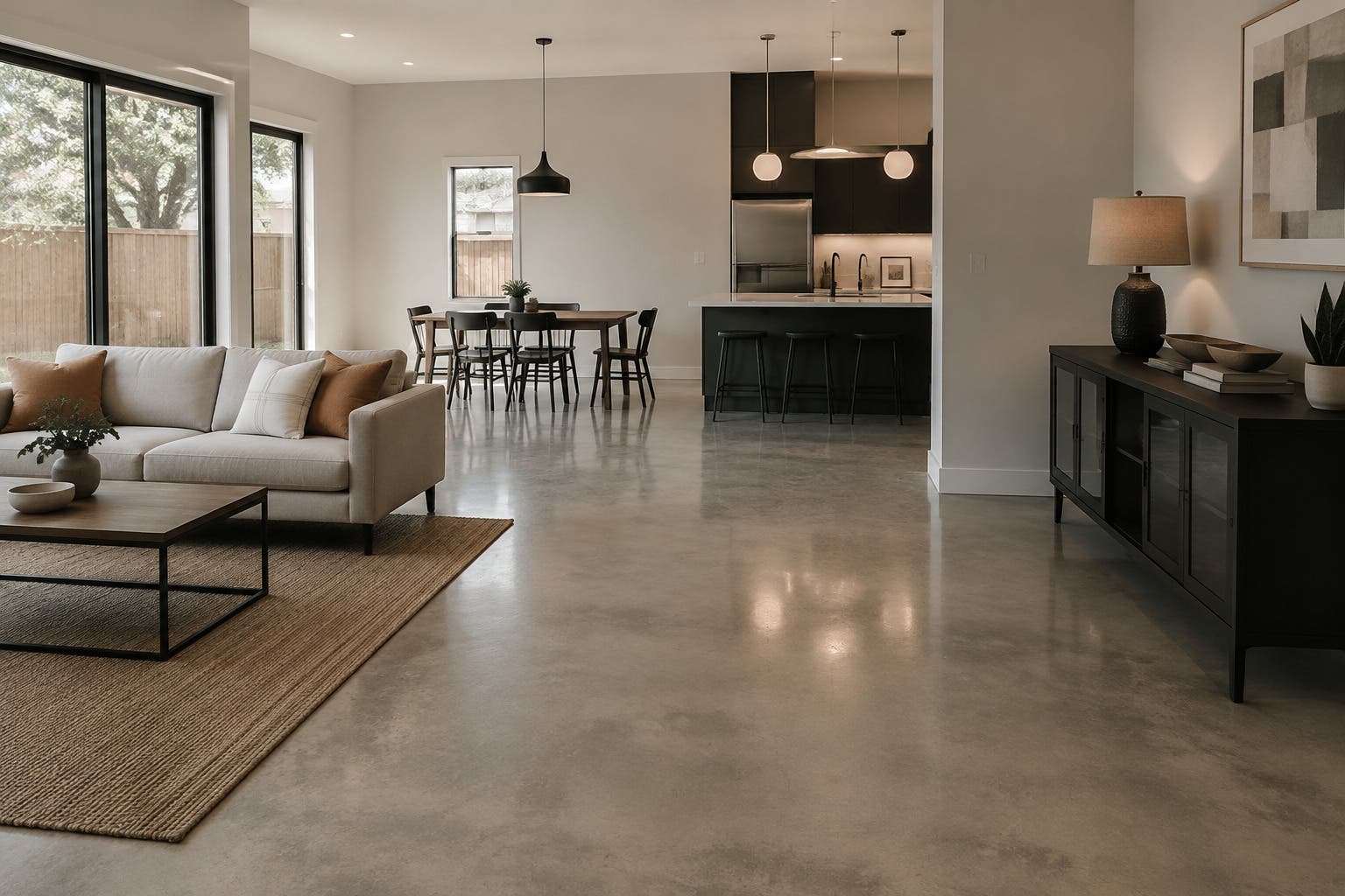 Exploring Durable Cement Flooring Options in Houston