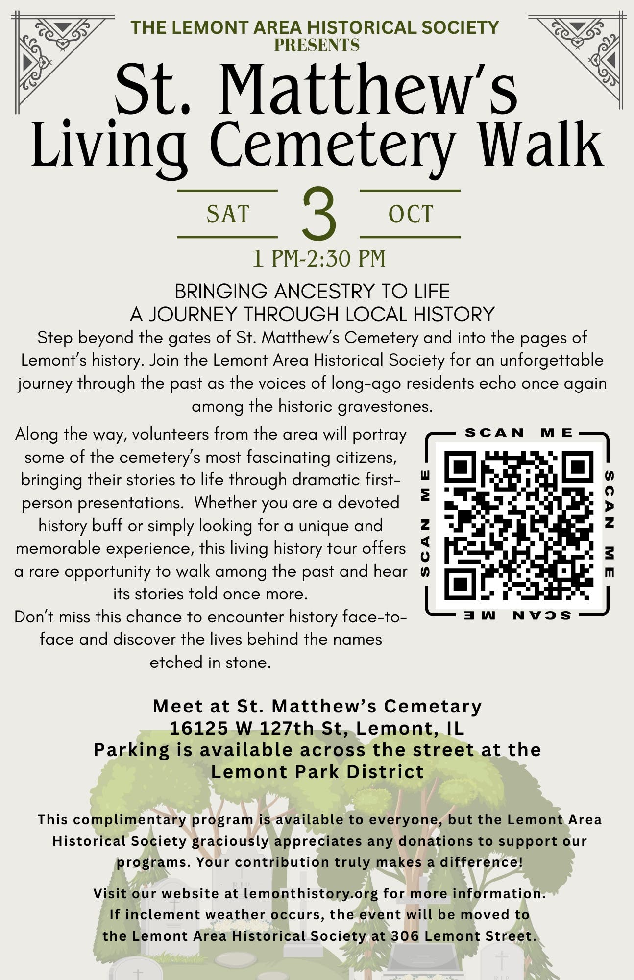 Living Cemetery at St. Matthew's Cemetery