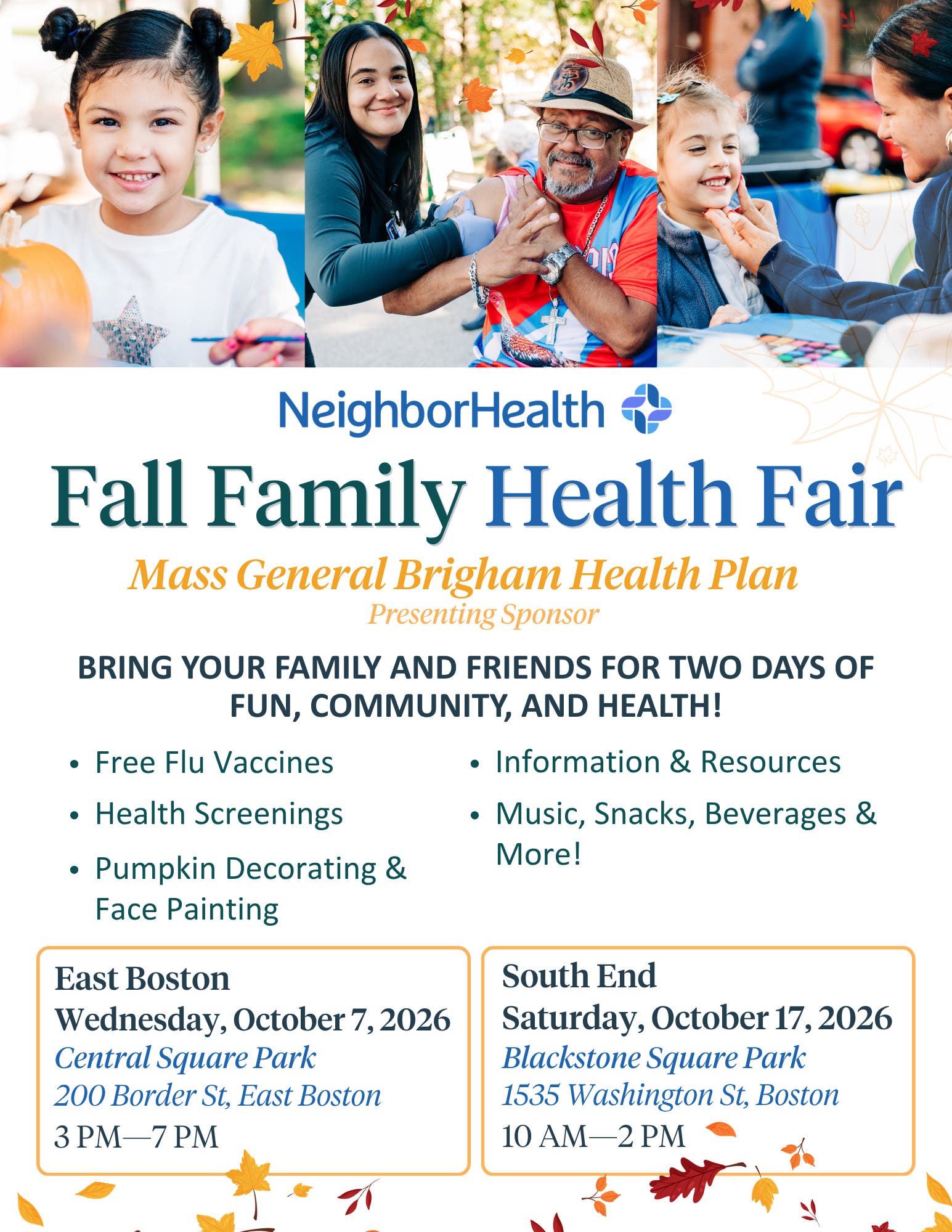 East Boston Fall Family Health Fair