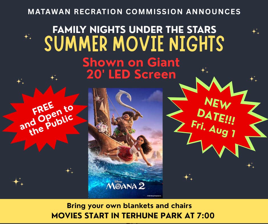 Moana 2: Matawan Family Movie Events Under the Stars