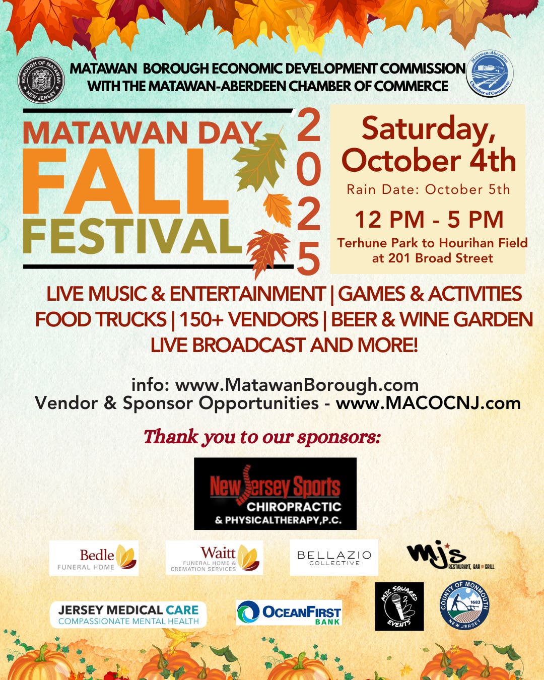 Matawan Day Fall Festival 2025