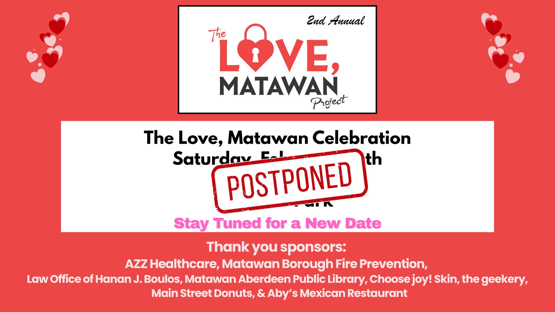 The 2nd Annual Love, Matawan Project Celebration