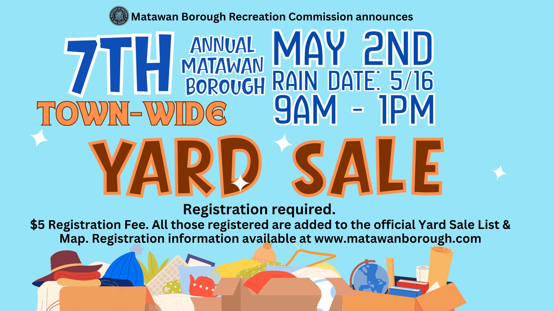 Matawan Borough Town-Wide Yard Sale