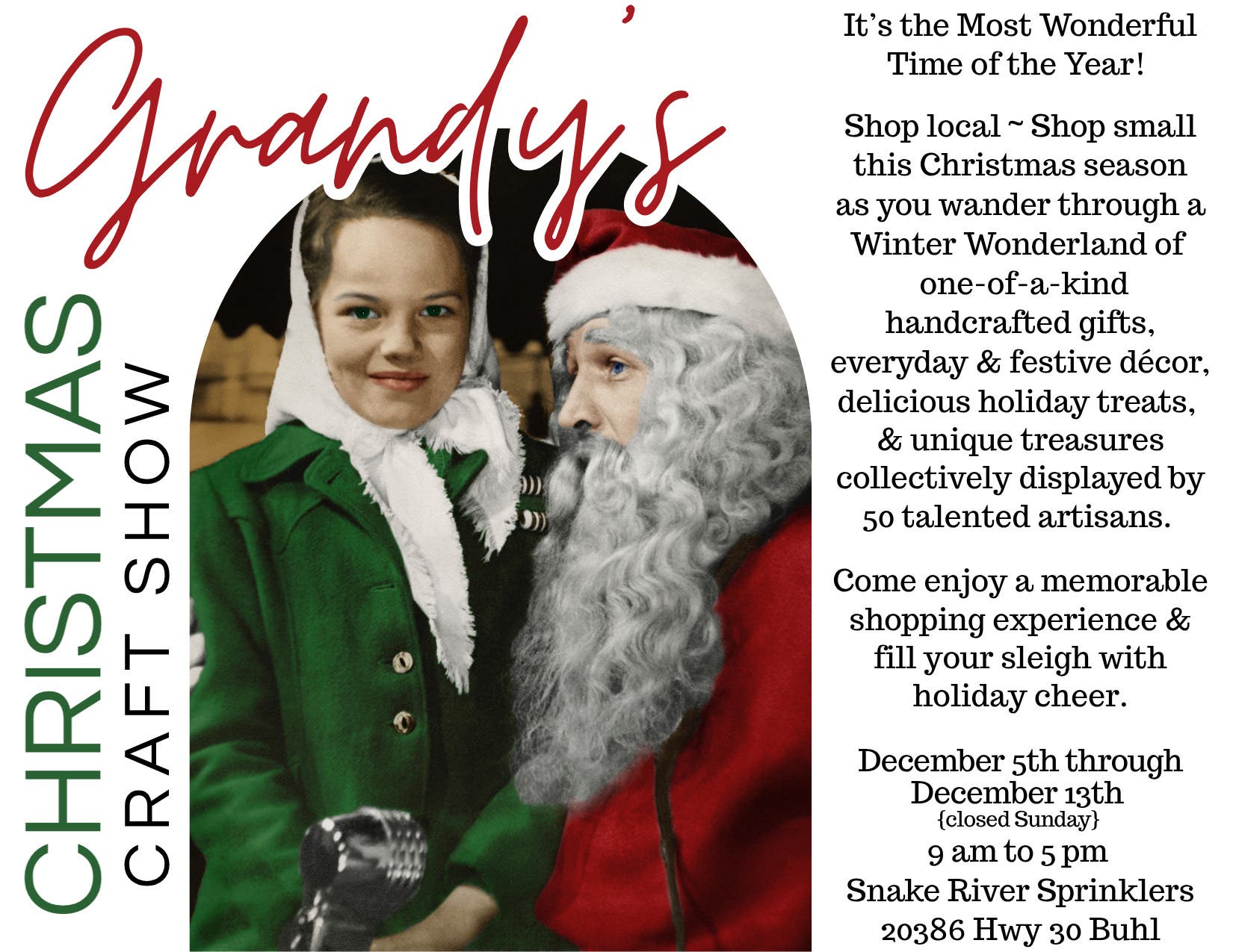 Grandy’s CHRISTMAS CRAFT SHOW