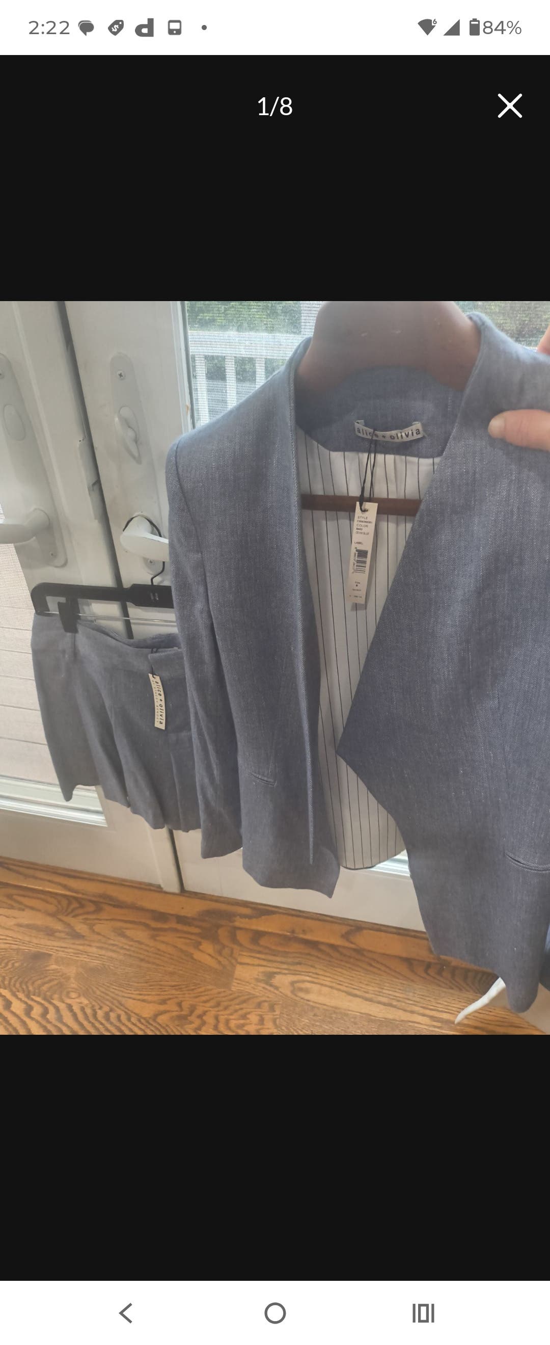 BNWT Alice+Olivia blazer and skirt outfit 