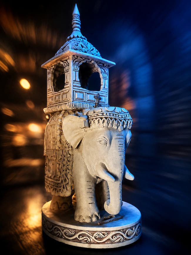 Giant Pageant of the Masters Chess Pieces at Laguna Beach City Hall Through July 24