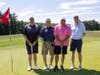 Bob's Discount Furniture's Mike Deithorn, Chris Day, Scott Bunish, and Roger Dunlap.