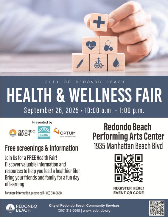 Redondo Beach Senior & Family Services: Health & Wellness Fair 