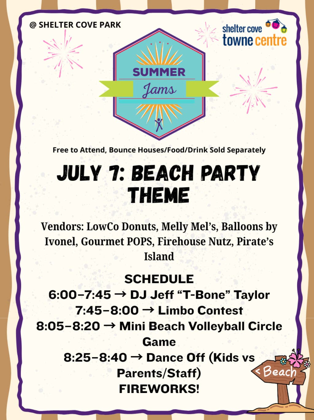 Summer Jams: Beach Party Theme