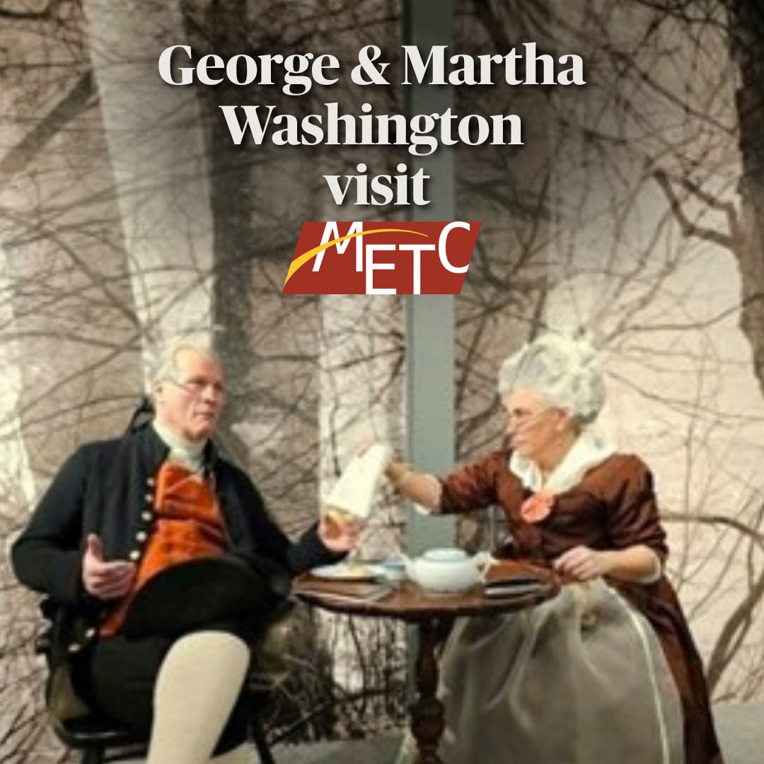 George and Martha Washington Visit METC