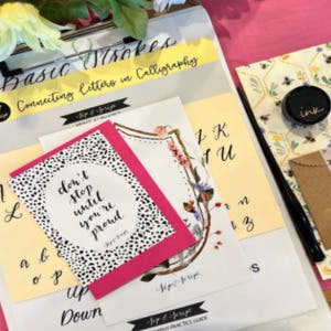 Modern Calligraphy Class at CityLine