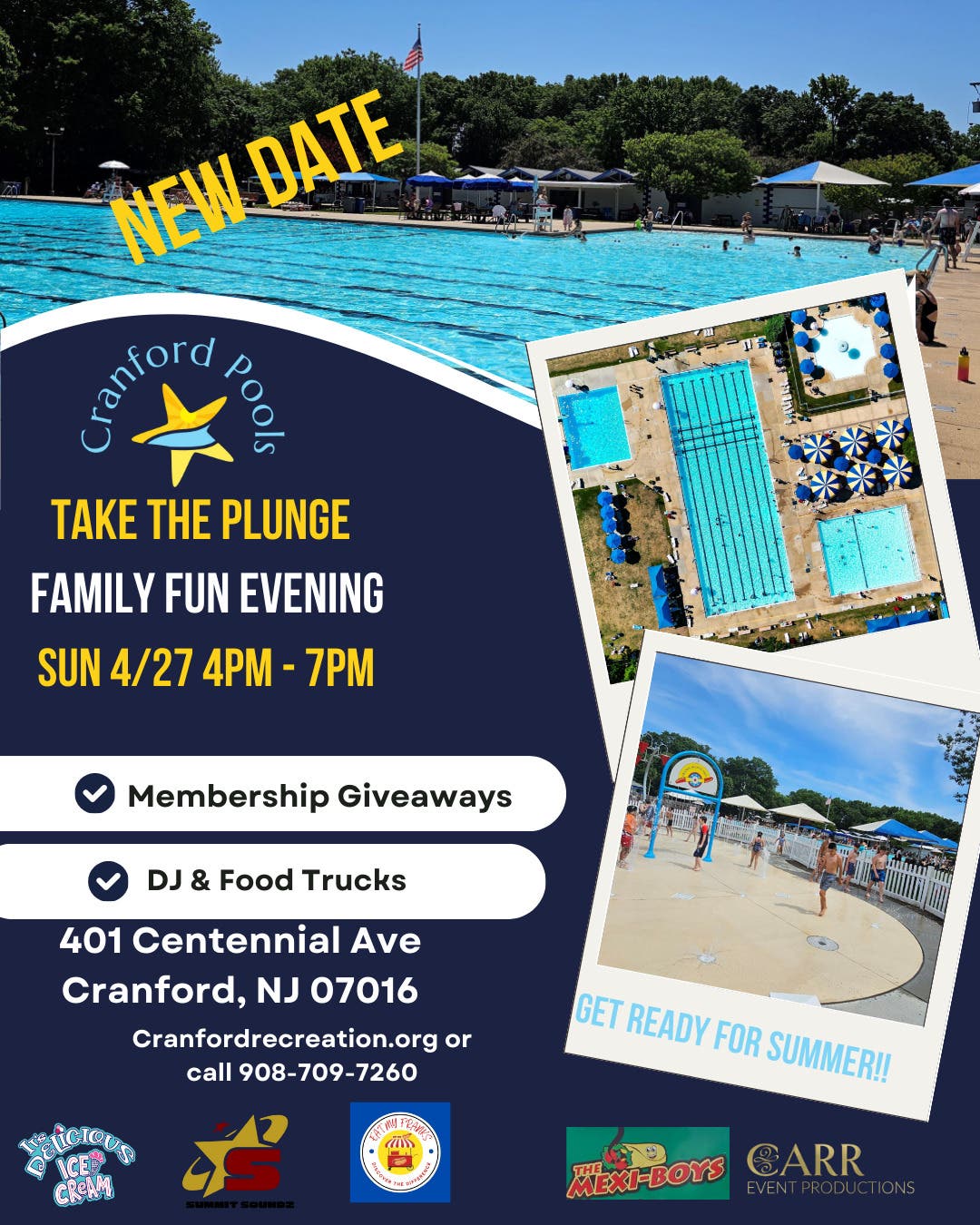 Food Trucks and DJ at the Centennial Avenue Pool 