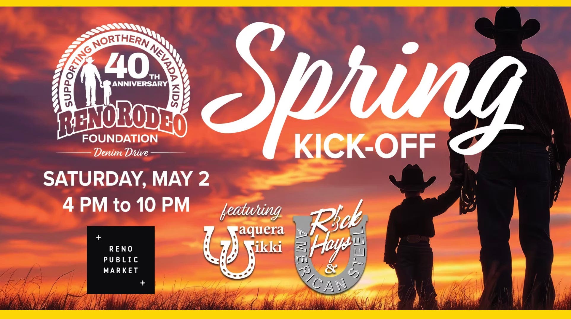 Reno Rodeo Foundation's Spring Denim Drive Kick-Off at Reno Public Market