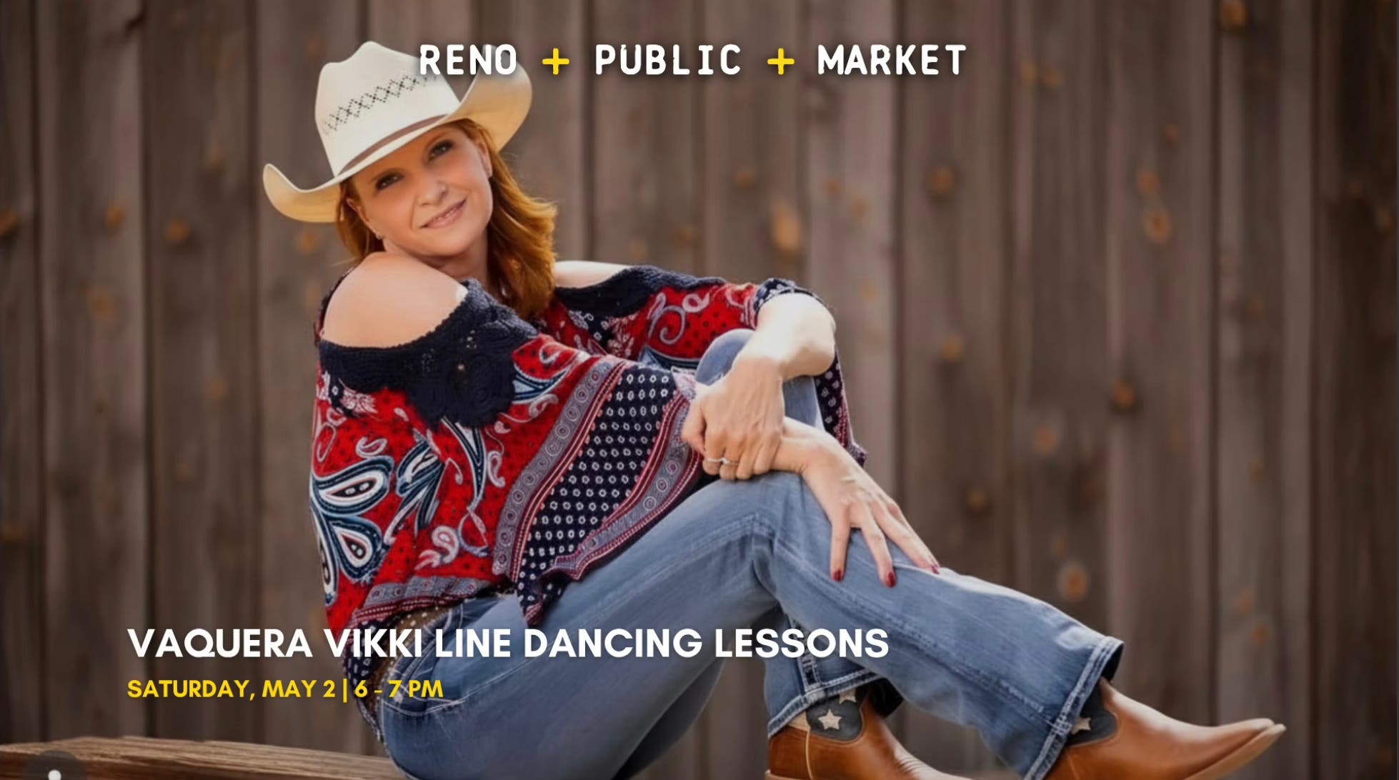 Line Dancing With Vaquera Vikki at Reno Public Market