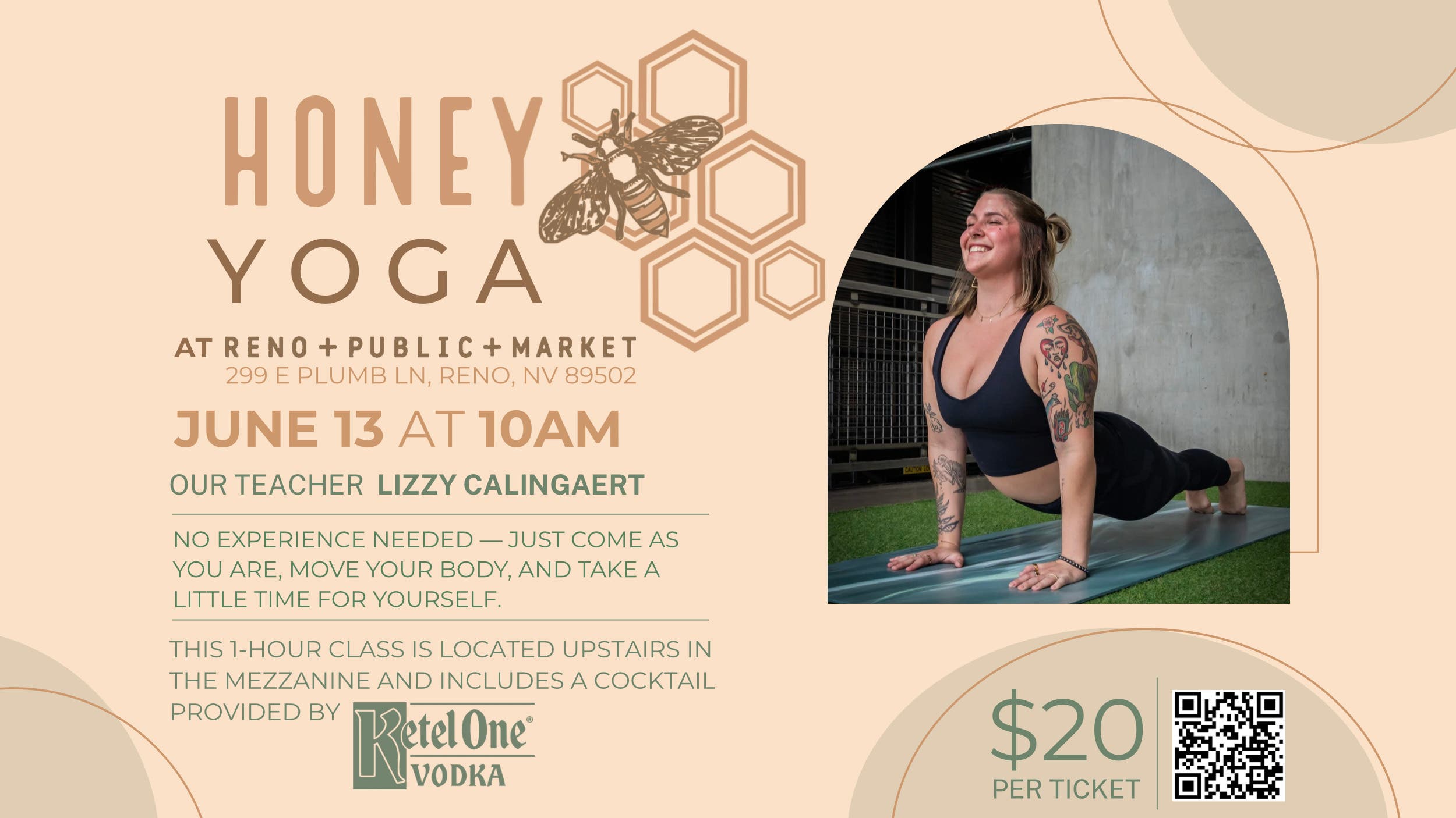 Honey Yoga! Not a free event 