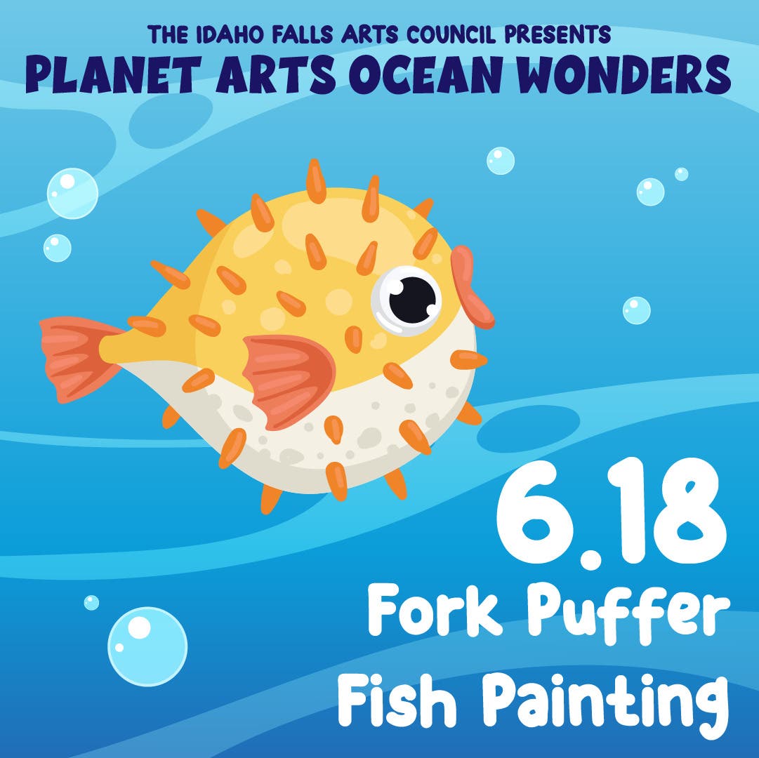 Planet Arts Ocean Wonders: Fork Puffer Fish Painting