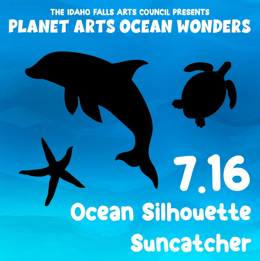 Planet Arts Ocean Wonders: Ocean Silhouette Suncatcher