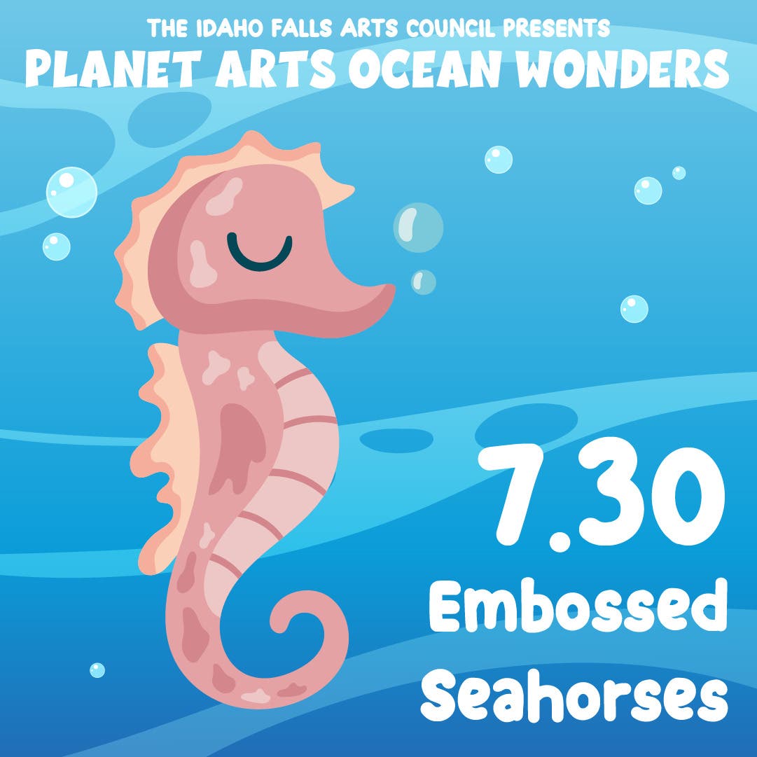 Planet Arts Ocean Wonders: Embossed Seahorses