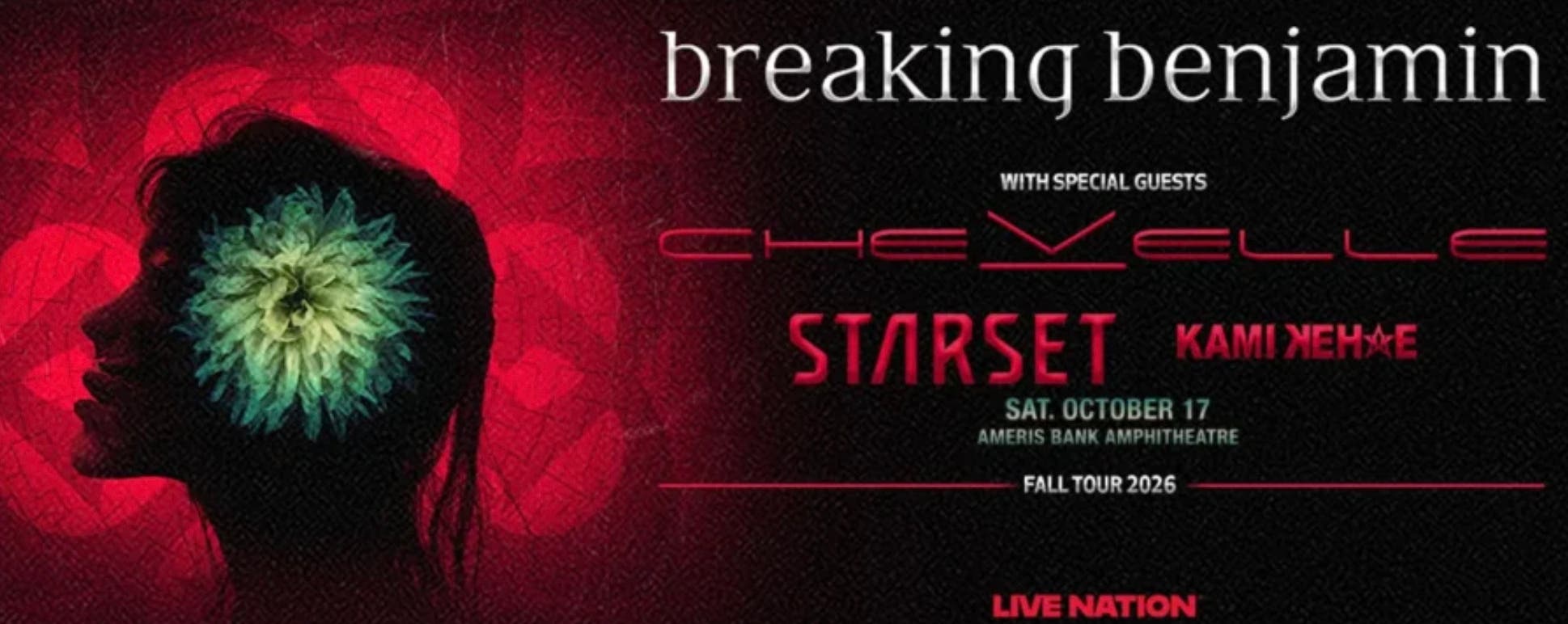 Breaking Benjamin, Chevelle & Starset at Ameris Bank Amphitheatre at Encore Park