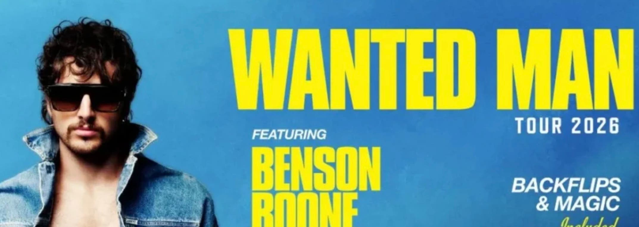 Benson Boone at VyStar Veterans Memorial Arena