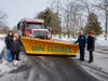 Commissioner Director Thomas A. Arnone surprised students at Swimming River Elementary School by announcing one of the winners of the Snowplow Naming Contest. Fifth grader Alyssa Bodnar’s winning entry, “Snow Crusher,” was unveiled during the visit.