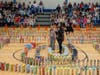 The Cereal Box Domino Run at Village School.