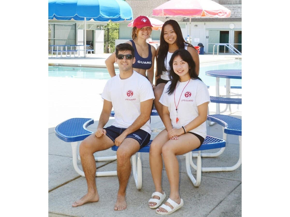 Lifeguards at Big Brook Park.