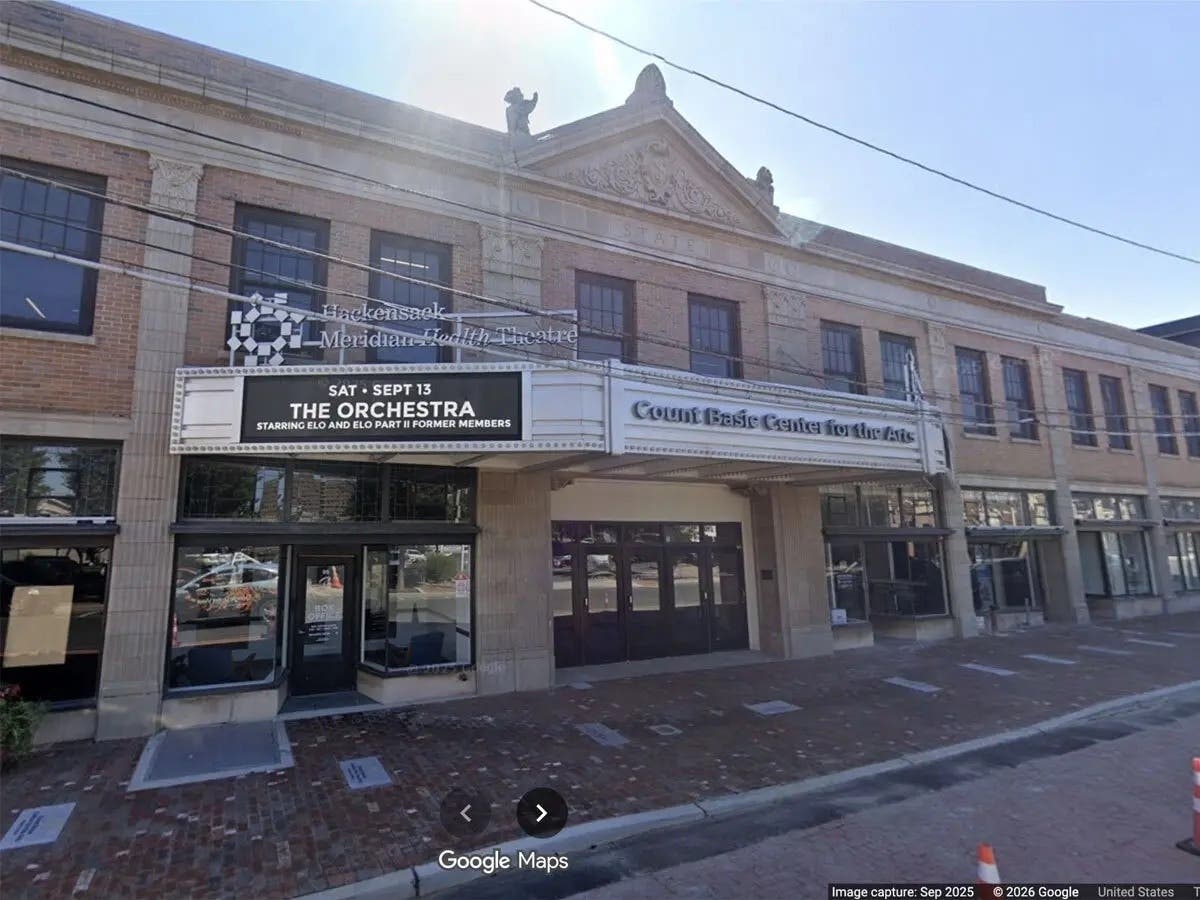 The Count Basie Center for the Arts, located at 99 Monmouth Street, Red Bank.