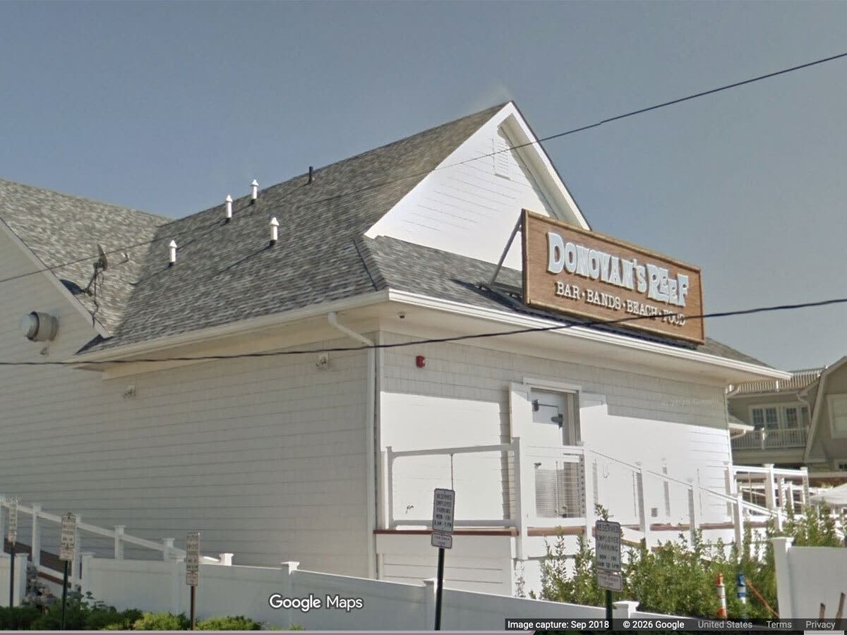 Donovan’s Reef Beach Bar, located at 1171 Ocean Avenue, Sea Bright.