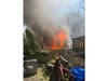 The fire on Thomas Avenue.