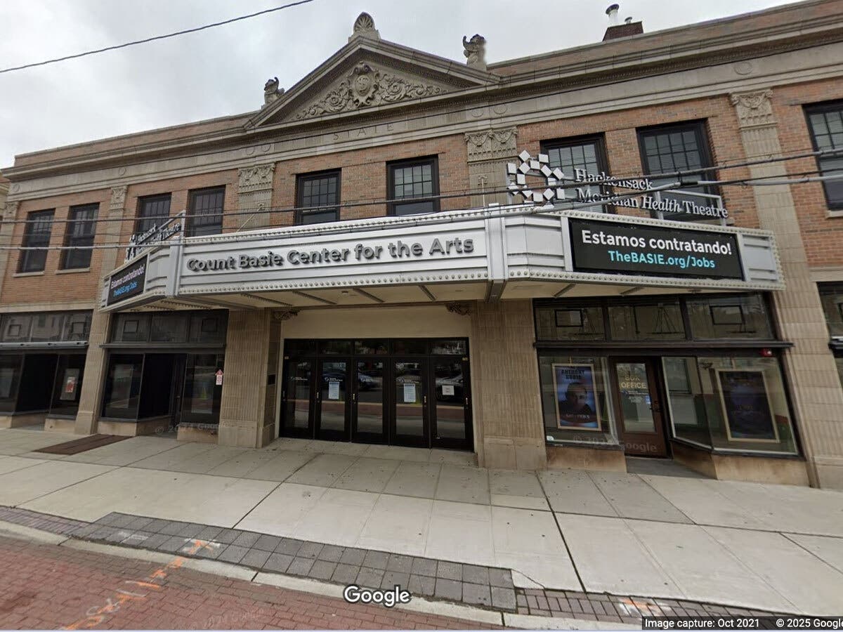 Count Basie Center for the Arts is located at 99 Monmouth Street, Red Bank.